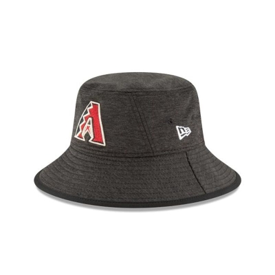 Black Arizona Diamondbacks Hat - New Era MLB Shadowed Stretch Bucket Hat USA1702694